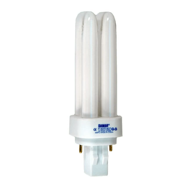 Damar 06687C F13DTT/827 13W CFL Double Twin Tube 2700K GX23-2 2-pin Base