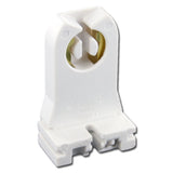 LH0701 Shunted, T8-T12 fluorescent lamp holder/socket with slide on mounting