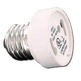 LH0703 GU24 CFL to E26 medium base lamp holder/socket permanent locking adapter