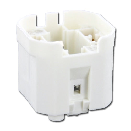 LH0727 26, 32, 42w G24q-3/GX24q-3/GX24q-4 CFL 4 pin lamp holder/socket with 2 hole vertical mounting