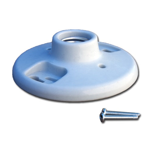 LH0742 E26/E27 medium base porcelain lamp holder/socket for outlet box mounting