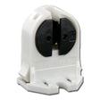 LH0763 Unshunted, rotary locking, T5 miniature lamp holder/socket with push fit/screw down mounting