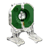 LH0767 Unshunted, rotary locking lamp holder/socket with bottom spit pin mounting