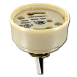 LH0775 GU24 Base CFL lamp holder/socket with 1/8 IPS mounting and 24" leads