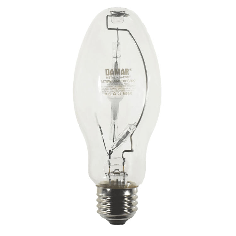 Damar 07935A M70W/U/MED/PS/4K 70W Metal Halide ED17 4000K E26 Base