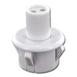 LH0797 T5 miniature bipin, compressible end lamp holder/socket with push fit mounting