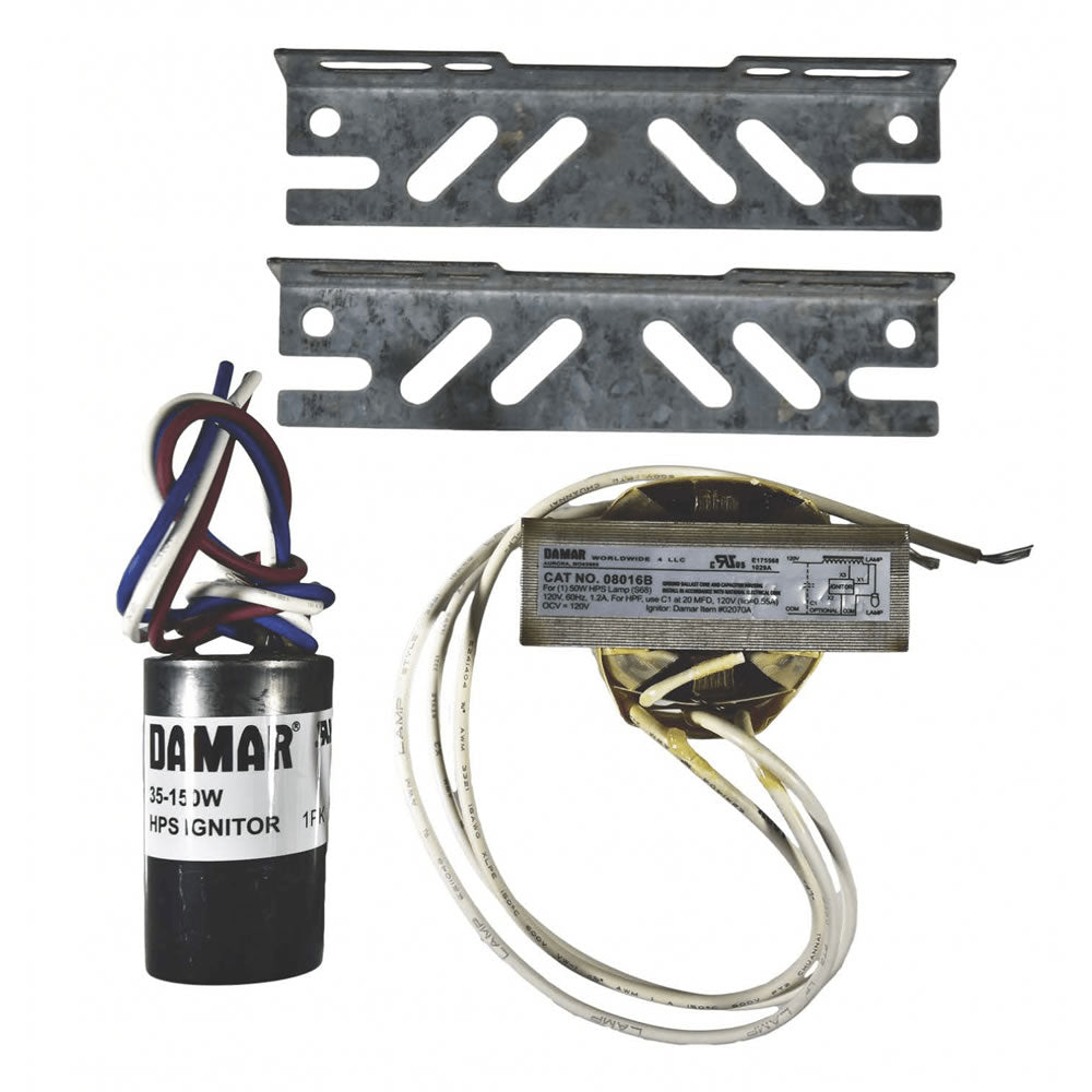 Damar 08016B 50WHPS High Pressure Sodium Mini Ballast Kit 120V ...