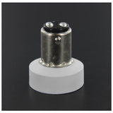 LH0824 Converts a BA15d double contact bayonet lamp holder/socket to an E11 mini-candelabra lamp holder/socket