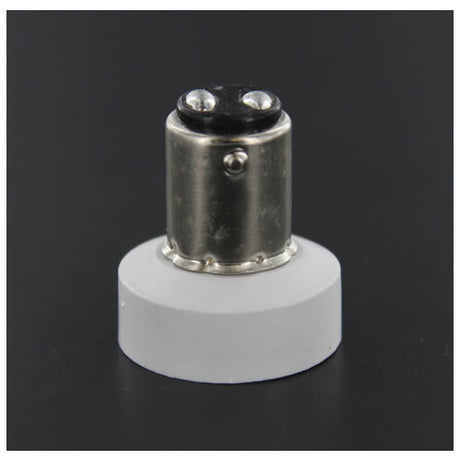 LH0824 Converts a BA15d double contact bayonet lamp holder/socket to an E11 mini-candelabra lamp holder/socket