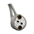 LH0831 G4, G5.3, G6.35 bipin halogen lamp holder/socket with two hole mounting and 6" leads