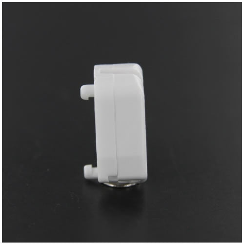 LH0837 Unshunted, "V" lock T5 miniature bipin lamp holder/socket with rear split pin mounting