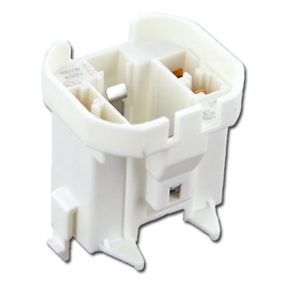 LH0886 26, 32, 42w G24q-3, GX24q-3, GX24q-4 4 pin CFL lamp holder/socket with snap in vertical mounting