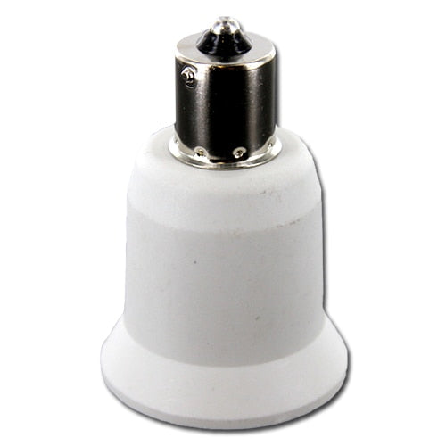 LH0911 Converts a BA15s single contact bayonet lamp holder/socket to an E26 medium base lamp holder/socket