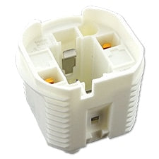 LH0919 18w, G24d-2, GX24d-2, 2 pin CFL socket with external threads & 2 hole mounting