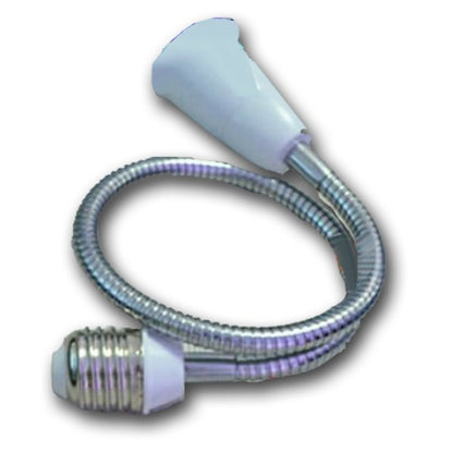 LH0957 E26/E27 medium base flexible lamp holder/socket extender, extends lamp 19 1/2 inches
