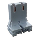 LH0978 Shunted, straight insertion / U-lamp socket for T8/T10/T12 bipin fluorescent lamps