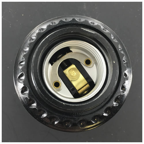 LH0980 Medium base phenolic socket with ring