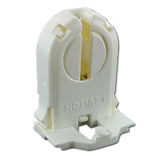 LH0981 Unshunted, T8-T12 low profile lamp holder/socket with push fit mounting and locator post