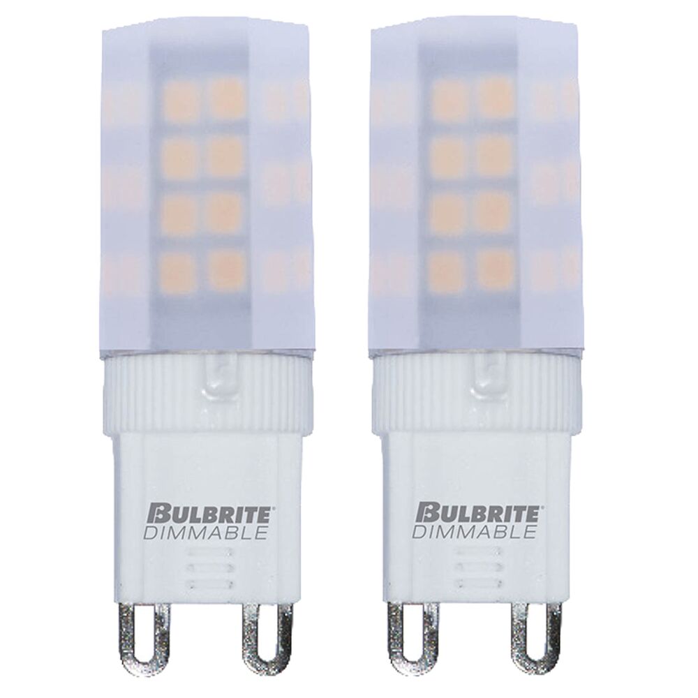 Bulbrite 861526 Bulbrite Pack of (2) 4.5 Watt Dimmable Frost Mini T4 Bi-Pin (G9) LED Bulb - 340 Lumens, 2700K, and 80 CRI