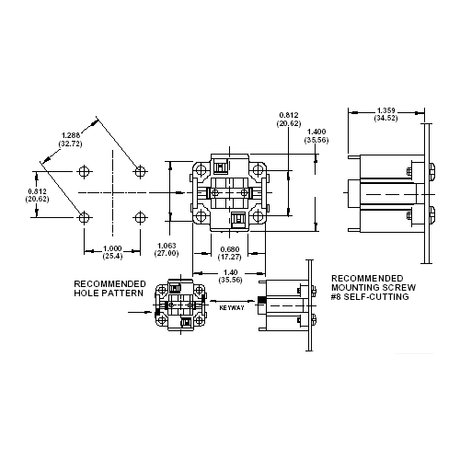 LH1036 26w, 32w G24d-3 2-pin CFL lamp socket