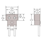 LH1040 G9.5 halogen socket with 44" leads