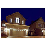 Nicor 11121 2x150W BR40/PAR38 Black Double Cylinder Outdoor Flood Light Bullet Fixture 120V