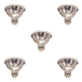 Bulbrite 860703 Bulbrite Halogen Pack of (8) 12-Volt  Lensed Flood MR16 Light Bulbs with GU5.3 Bi-Pin Base, 20-Watts, 2900K (Soft White Light)
