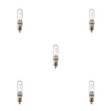 Bulbrite 860796 Bulbrite Pack of (5) 50 Watt Dimmable Clear T4 Mini-Candelabra (E11) Halogen Light Bulbs