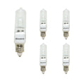 Bulbrite 860797 Bulbrite Pack of (5) 50 Watt Dimmable Frost T4 Mini-Candelabra (E11) Halogen Light Bulbs