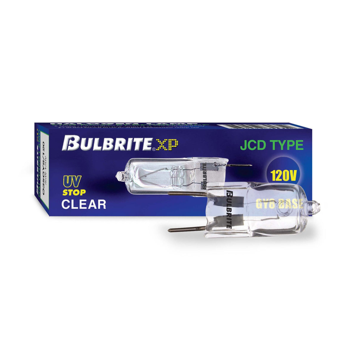 Bulbrite 860839 Bulbrite Pack of (5) 35 Watt Dimmable Clear T4 Bi-Pin (GY8) Mini Halogen Light Bulbs