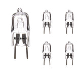 Bulbrite 860840 Bulbrite Pack of (5) 50 Watt Dimmable Clear T4 Bi-Pin (GY8) Halogen Bulb