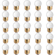 Bulbrite 861037 7.5W S11 CERAMIC WHITE E26 130V-25PK