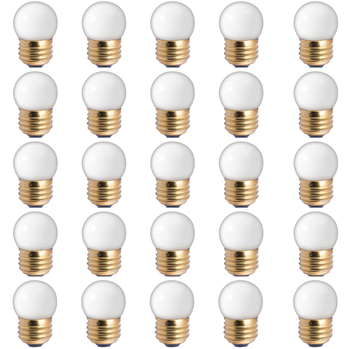 Bulbrite 861037 7.5W S11 CERAMIC WHITE E26 130V-25PK