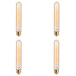 Bulbrite 861048 Bulbrite Pack of (4) 30 Watt Dimmable Antique T9 Nostalgic Hairpin Incandescent Light Bulbs with Medium (E26) Base, 2200K Amber Light