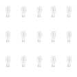 Bulbrite 861051 Bulbrite Pack of (15) 18 Watt Dimmable Clear T5 Wedge (Wedge) Xenon Bulb