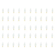Bulbrite 861060 Bulbrite Incandescent CA10 Candelabra Screw Base (E12) Light Bulb, 40 Watt, Clear, Pack of 50