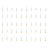 Bulbrite 861060 Bulbrite Incandescent CA10 Candelabra Screw Base (E12) Light Bulb, 40 Watt, Clear, Pack of 50