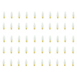 Bulbrite 861087 Bulbrite Pack of (50) 40 Watt Dimmable B10 Incandescent Light Bulbs with Clear Finish and Medium (E26) Base - 2700K (Warm White Light), 225 Lumens