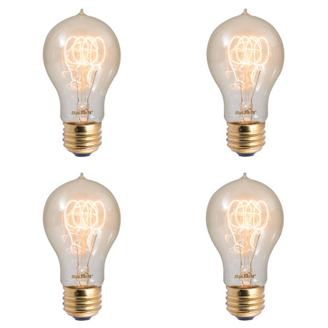 Bulbrite 861167 60W A19 NOSTALGIC LOOP E26 120V-4PK