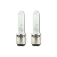 Bulbrite 861185 Bulbrite KX-2000 Pack of (2) 120-Volt T3 Light Bulbs with Frost Glass Finish and BA15D Double-Contact Bayonet Base, 40 Watt, 2700K (Warm White Light)