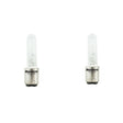 Bulbrite 861186 Bulbrite 861186 Double-Contact Bayonet Base (BA15D)T3 Light Bulb, 60 Watt, Frost, 2-Pack