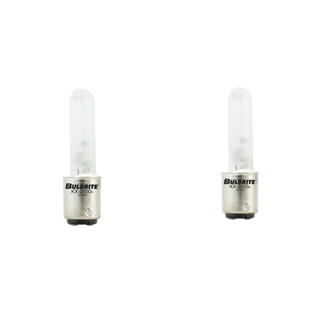 Bulbrite 861186 Bulbrite 861186 Double-Contact Bayonet Base (BA15D)T3 Light Bulb, 60 Watt, Frost, 2-Pack
