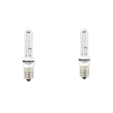 Bulbrite 861199 Bulbrite Pack of (2) 40 Watt Dimmable Clear T3 Candelabra (E12) Krypton/Xenon Bulb