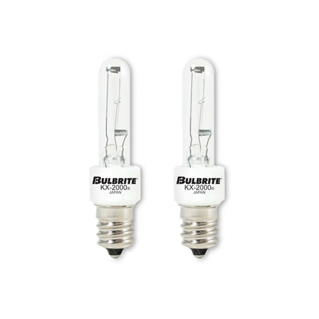 Bulbrite 861200 Bulbrite Pack of (2) 60 Watt Dimmable Clear T3 Candelabra (E12) Krypton/Xenon Bulb