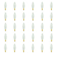 Bulbrite 861202 Bulbrite Incandescent Pack of (30) Torpedo B10 Chandelier Light Bulbs with European (E14) Screw Base, 5 Watt, 2700K (Warm White Light)