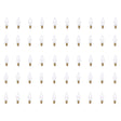 Bulbrite 861244 Bulbrite Incandescent CA8 Candelabra Screw Base (E12) Light Bulb, 15 Watt, Clear, Pack of 50