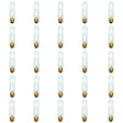 Bulbrite 861271 25W T10 TUBULAR CLEAR E26 130V-25PK