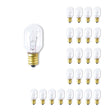 Bulbrite 861283 Bulbrite Incandescent T7 Candelabra Screw Base (E12) Light Bulb, 15 Watt, Clear, Pack of 25