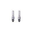 Bulbrite 861345 Bulbrite Pack of (2) 20 Watt Dimmable Frost T3 Candelabra (E12) Krypton/Xenon Bulb, 2700K