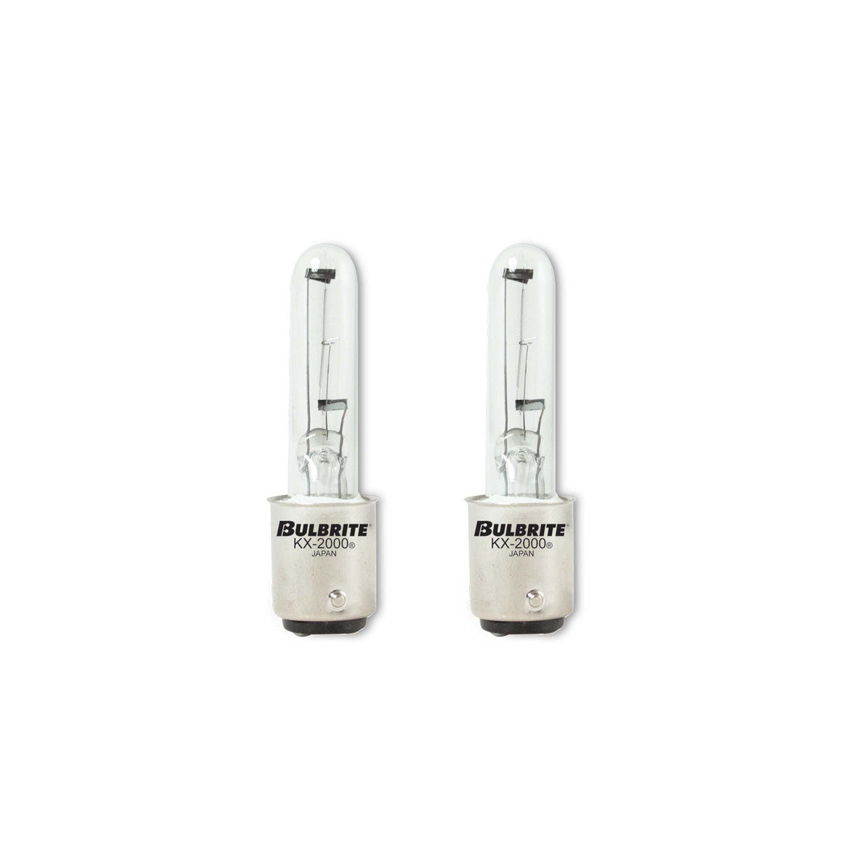 Bulbrite 861346 Bulbrite 861346 Double-Contact Bayonet Base (BA15D) Light Bulb, 40 Watt, Clear, 2-Pack